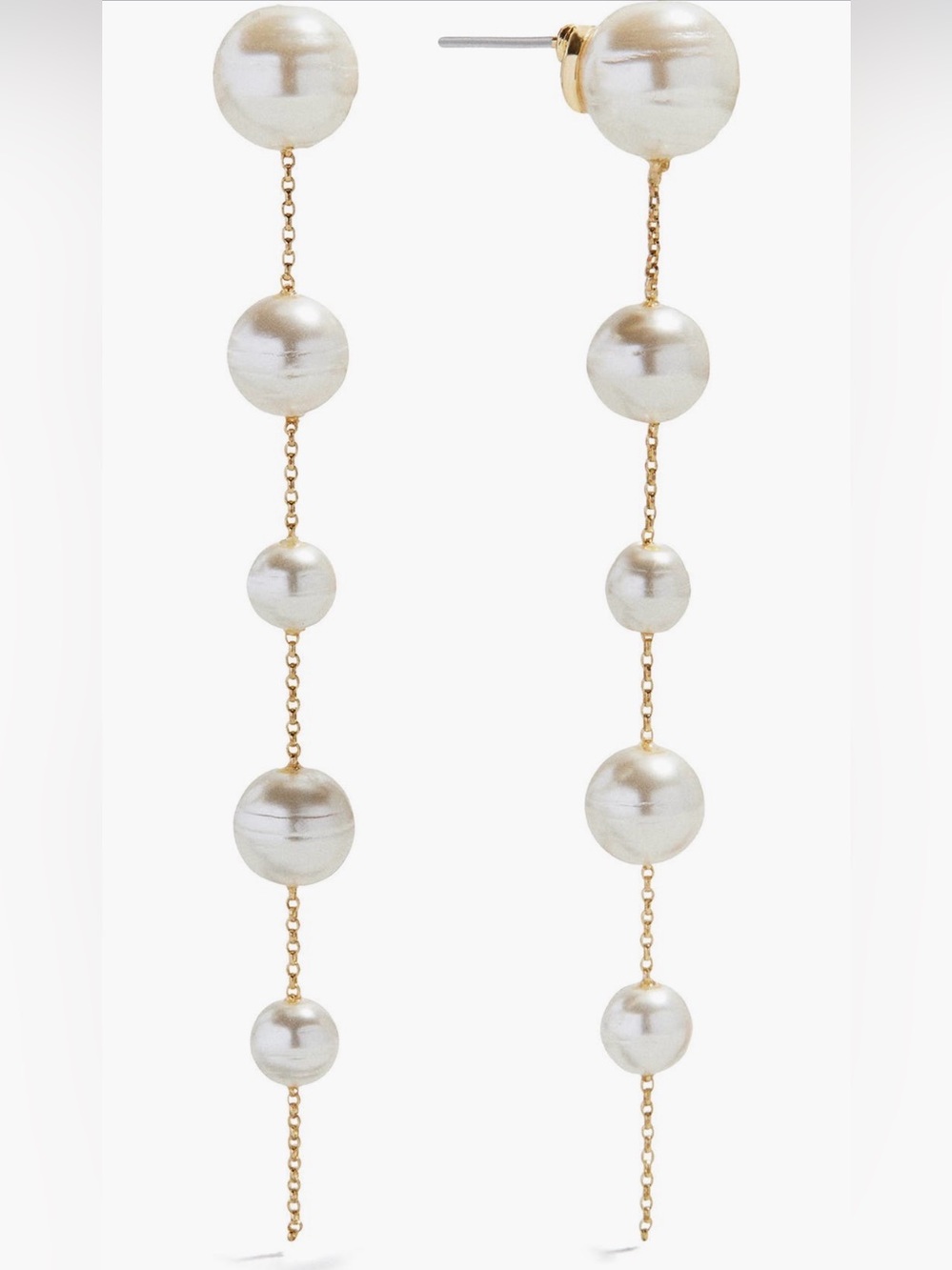 BaubleBar NEW Blair Faux Pearl Earrings MSRP $44